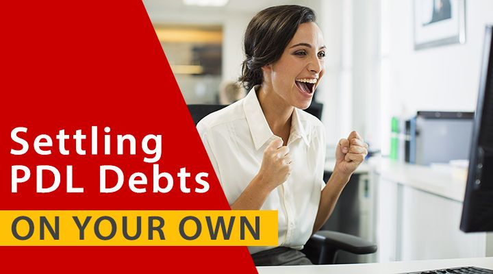 How can you settle payday loan debt on your own?